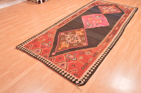 Kilim Red Hand Knotted 48 X 78 Area Rug 100-76468 Image 4