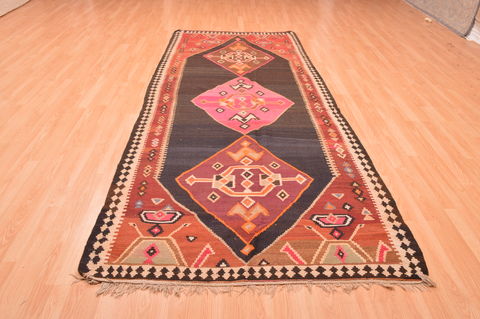 Kilim Red Hand Knotted 48 X 78 Area Rug 100-76468 Image 5