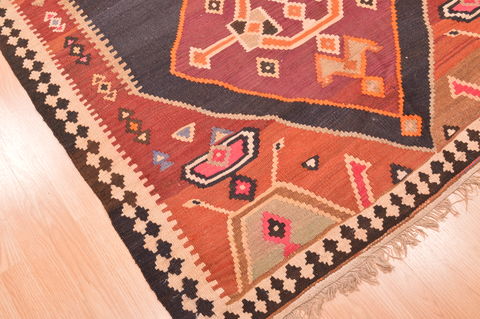 Kilim Red Hand Knotted 48 X 78 Area Rug 100-76468 Image 7