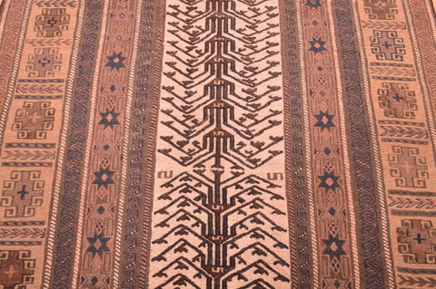 Kilim Brown Hand Knotted 51 X 90 Area Rug 100-76469 Image 3