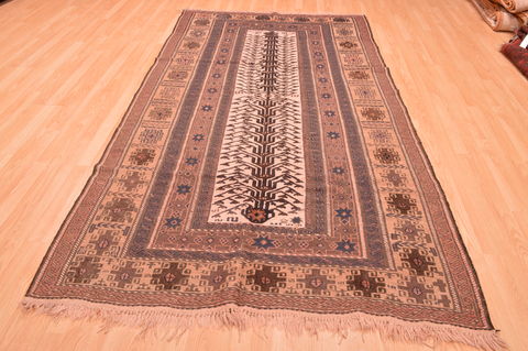 Kilim Brown Hand Knotted 51 X 90 Area Rug 100-76469 Image 5