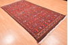 Kilim Red Hand Knotted 48 X 94  Area Rug 100-76471 Thumb 3