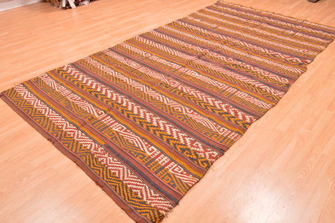 Kilim Brown Flat Woven 60 X 116 Area Rug 100-76473 Image 1