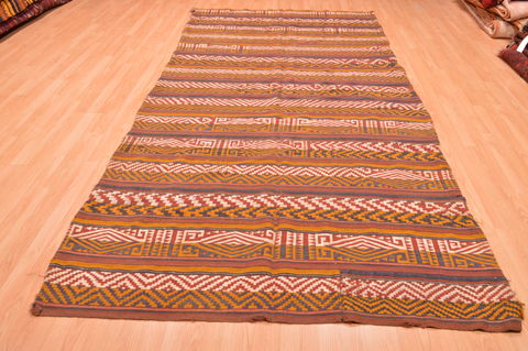 Kilim Brown Flat Woven 60 X 116 Area Rug 100-76473 Image 2