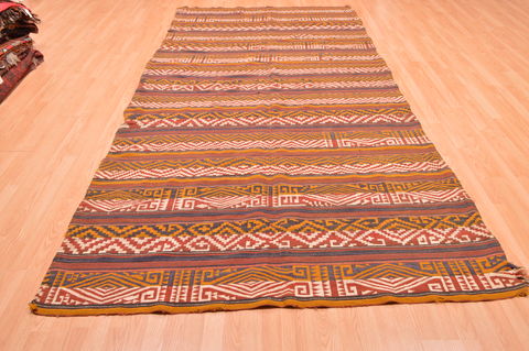 Kilim Brown Flat Woven 60 X 116 Area Rug 100-76473 Image 3