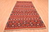 Kilim Red Runner Hand Knotted 48 X 96  Area Rug 100-76474 Thumb 1