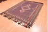 Kilim Brown Hand Knotted 59 X 77  Area Rug 100-76478 Thumb 4
