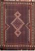 Kilim Brown Hand Knotted 59 X 77  Area Rug 100-76478 Thumb 0