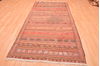 Kilim Red Hand Knotted 411 X 95  Area Rug 100-76480 Thumb 1