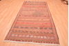 Kilim Red Hand Knotted 411 X 95 Area Rug 100-76480 Thumb 1