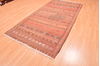 Kilim Red Hand Knotted 411 X 95  Area Rug 100-76480 Thumb 2