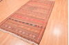 Kilim Red Hand Knotted 411 X 95  Area Rug 100-76480 Thumb 7