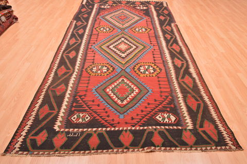 Kilim Brown Flat Woven 57 X 1110 Area Rug 100-76482 Image 10