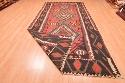 Kilim Brown Flat Woven 57 X 1110 Area Rug 100-76482 Image 4
