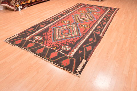 Kilim Brown Flat Woven 57 X 1110 Area Rug 100-76482 Image 9