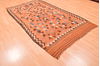 Kilim Beige Hand Knotted 410 X 810  Area Rug 100-76483 Thumb 4