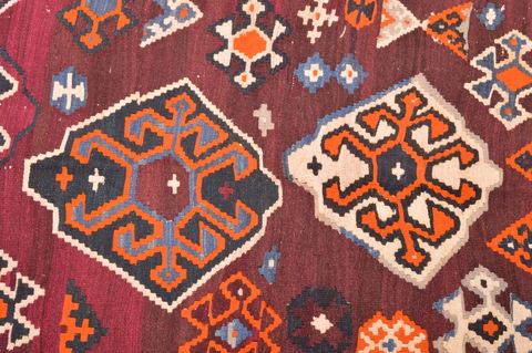 Kilim Red Hand Knotted 31 X 511 Area Rug 100-76484 Image 2