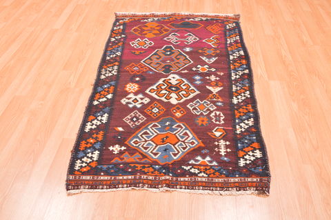 Kilim Red Hand Knotted 31 X 511 Area Rug 100-76484 Image 5