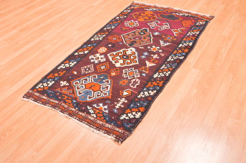 Kilim Red Hand Knotted 31 X 511 Area Rug 100-76484 Image 6