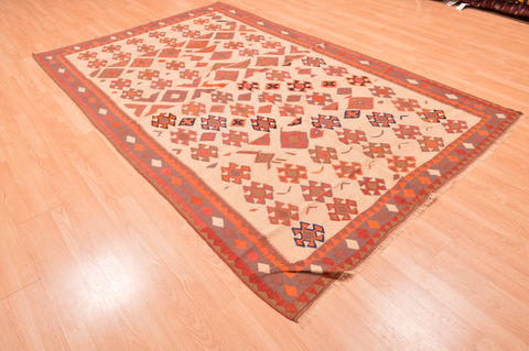 Kilim Beige Flat Woven 510 X 96 Area Rug 100-76486 Image 7