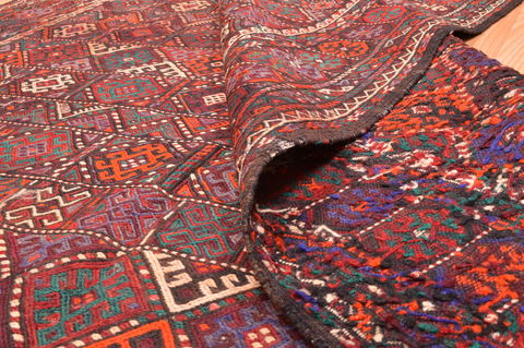 Kilim Brown Runner Hand Knotted 50 X 1910 Area Rug 100-76489 Image 10
