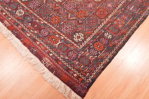 Kilim Brown Runner Hand Knotted 50 X 1910 Area Rug 100-76489 Image 4