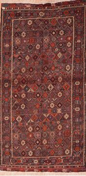 Kilim Brown Runner Hand Knotted 5'0" X 19'10"  Area Rug 100-76489