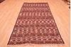 Kilim Red Hand Knotted 49 X 94 Area Rug 100-76490 Thumb 3