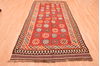 Kilim Red Hand Knotted 47 X 89 Area Rug 100-76491 Thumb 3