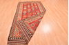 Kilim Red Hand Knotted 47 X 89 Area Rug 100-76491 Thumb 7
