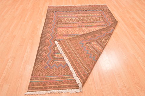 Kilim Beige Hand Knotted 49 X 70 Area Rug 100-76493 Image 2