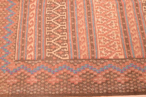 Kilim Beige Hand Knotted 49 X 70 Area Rug 100-76493 Image 8