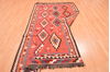 Kilim Red Hand Knotted 49 X 94  Area Rug 100-76497 Thumb 1