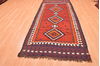 Kilim Brown Runner Hand Knotted 43 X 96  Area Rug 100-76498 Thumb 3