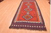 Kilim Brown Runner Hand Knotted 43 X 96 Area Rug 100-76498 Thumb 3