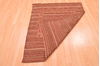 Kilim Brown Hand Knotted 42 X 51 Area Rug 100-76501 Thumb 4
