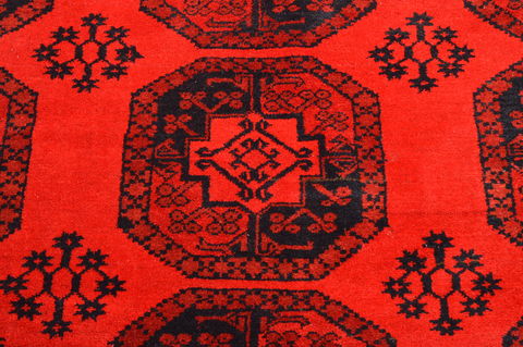 Baluch Red Hand Knotted 810 X 114 Area Rug 100-76503 Image 11