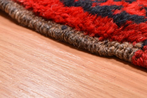 Baluch Red Hand Knotted 810 X 114 Area Rug 100-76503 Image 12