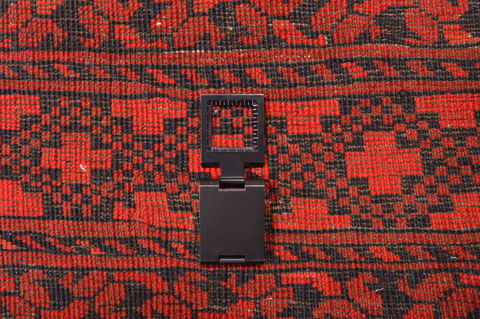 Baluch Red Hand Knotted 810 X 114 Area Rug 100-76503 Image 16