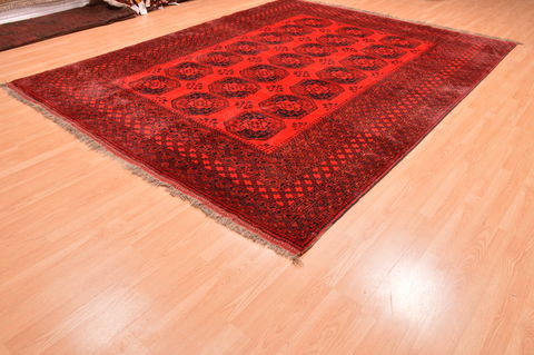 Baluch Red Hand Knotted 810 X 114 Area Rug 100-76503 Image 2