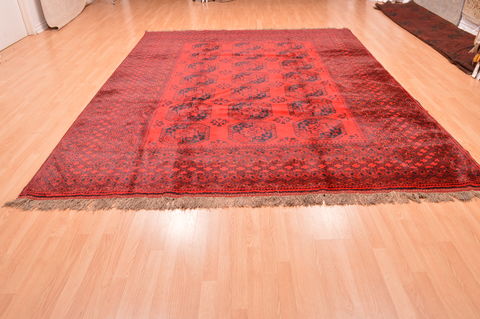 Baluch Red Hand Knotted 810 X 114 Area Rug 100-76503 Image 3