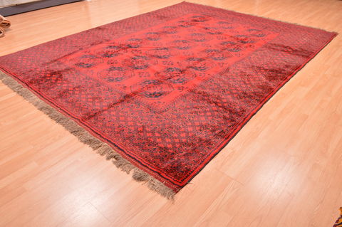 Baluch Red Hand Knotted 810 X 114 Area Rug 100-76503 Image 5