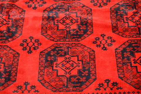 Baluch Red Hand Knotted 810 X 114 Area Rug 100-76503 Image 7