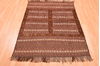 Kilim Brown Square Flat Woven 39 X 41  Area Rug 100-76504 Thumb 2