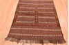 Kilim Brown Square Flat Woven 39 X 41  Area Rug 100-76504 Thumb 4