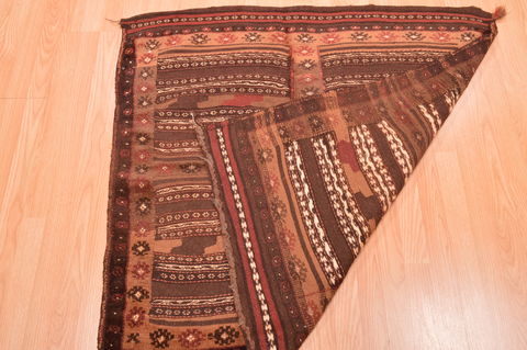 Kilim Brown Square Hand Knotted 311 X 311 Area Rug 100-76505 Image 1