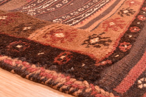 Kilim Brown Square Hand Knotted 311 X 311 Area Rug 100-76505 Image 5