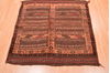 Kilim Brown Square Hand Knotted 311 X 311  Area Rug 100-76505 Thumb 2