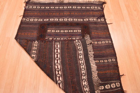 Kilim Brown Flat Woven 36 X 48 Area Rug 100-76506 Image 1