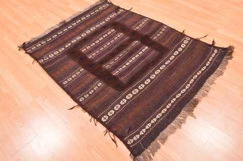 Kilim Brown Flat Woven 36 X 48 Area Rug 100-76506 Image 7